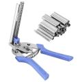 1 Set Fastening Clamp Chichen Rabbit Fox Bird Dog Cage Clamp Installation Kit Installation Poultry Cage Plier & 600 Nails