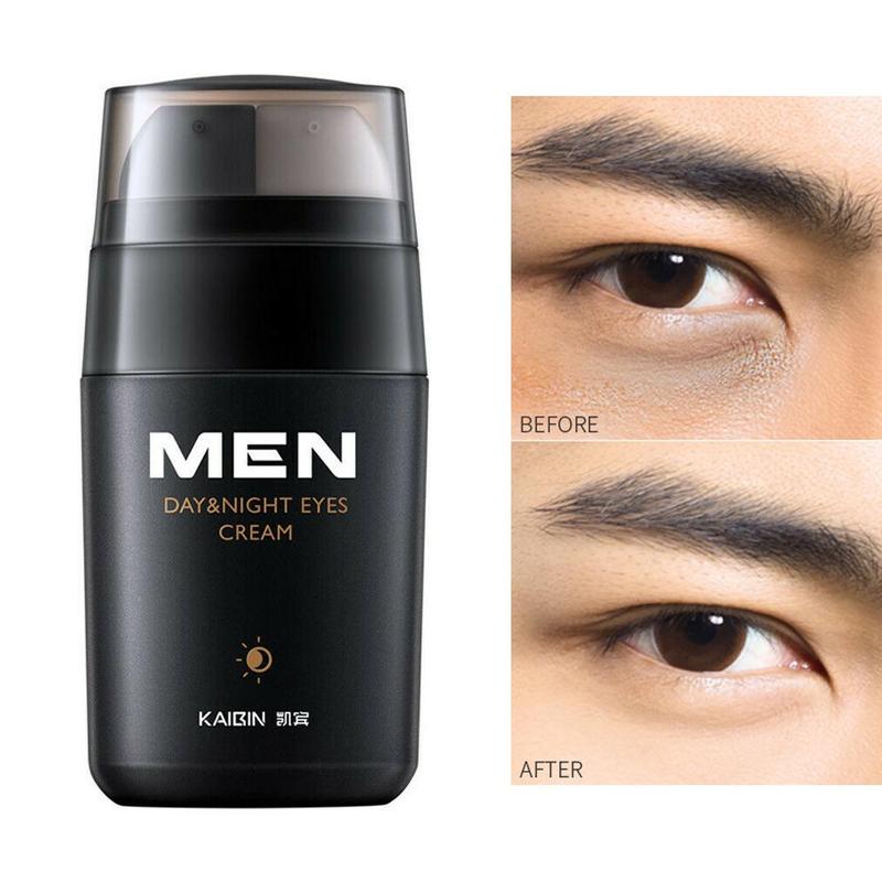 Men's day and night eye cream to diminish eye lines hydrate moisturize soothe lift firm