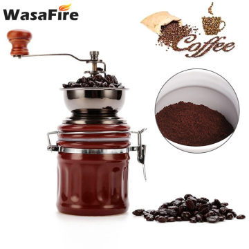 2020 New Retro Ceramic Coffee Grinder Manual Coffee Bean Grinder Pepper Herb Spice Mill Maker Hand Grinding Tool For Household