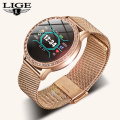 LIGE New Smart Watch Women Blood Pressure Heart Rate Monitor Smart Band Fitness tracker Sport watch Smartwatch Reloj inteligente