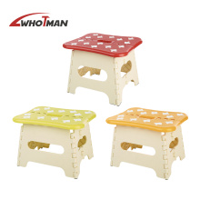 Kids Chair Cute Portable Plastic Stools Thicken Step Folding Child Stool Plastic Foldable Chairs Kids Stools Yellow Orange