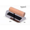 6 different size stainless steel blade with wooden handle plastering trowel construction concrete spatula tool L = 12/18/20/24cm