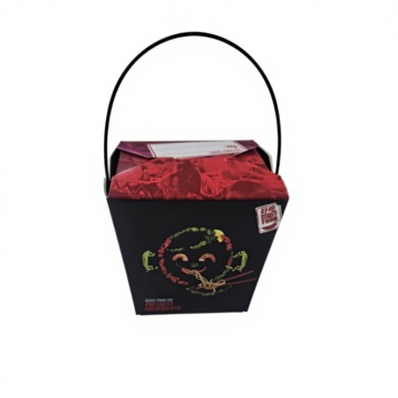 Noodle Box With Handle And Custom Logo Design