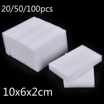 100*60*20mm 20/50/100 Pcs Magic Sponge Eraser Kitchen Office Bathroom Clean Accessory/Dish Cleaning Melamine Sponge Nano