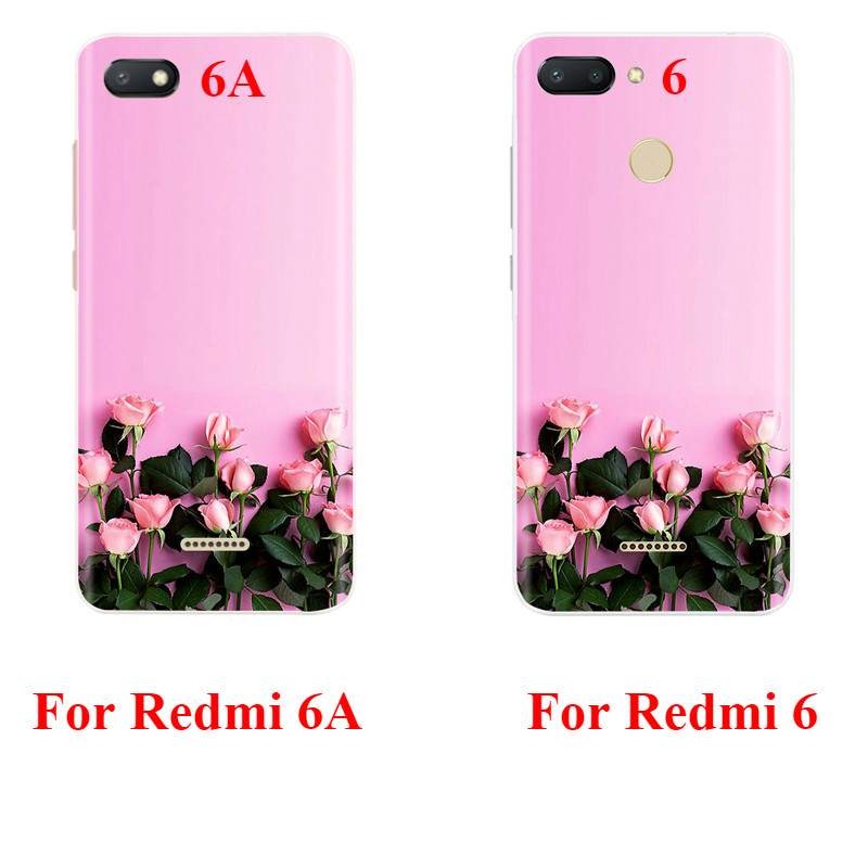 Soft Silicone Case For Xiaomi Redmi 6 Case Full Protective Soft Tpu Back Cover Phone Case For Xiaomi Redmi 6A 6 a Redmi6 Coque