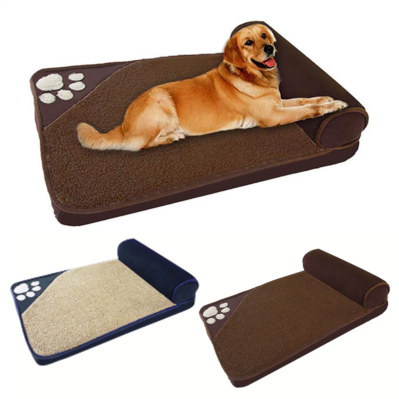 Large Pet Dog Bed Dog mat Winter Warm Kennel Sleeping Pet House Pillow Bed Removable Pet Supplies