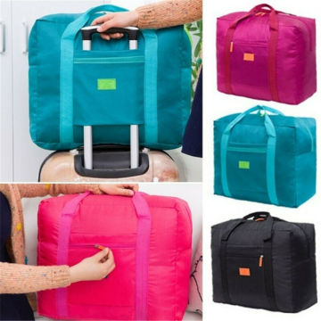 Nylon Waterproof Folding Travel Bag Foldable Travel Luggage Bag Sport Duffle Holdall Handbag Flight Bag