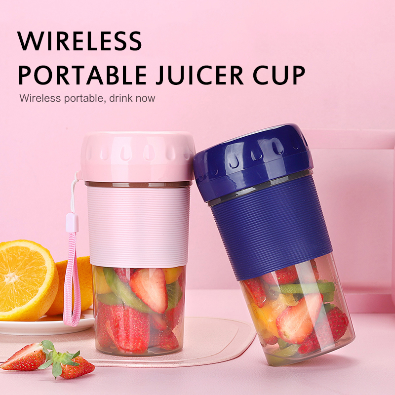 300ml Portable Mini Juice Cup Juicer Electric USB Rechargeable Smoothie Machine Mixer Maker Food Processor Dropshipping