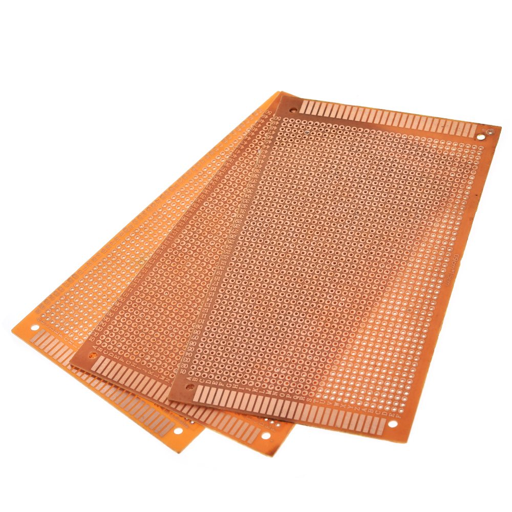 5PCS 9x15 9*15cm Single Side Prototype PCB Universal Board Experimental Bakelite Copper Plate Circuirt Board yellow