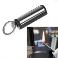 1/2/5pcs Permanent Matches Striker No Fuel Outdoor Survival Tools Kerosene Oil Cigarette Lighter with Key Chain Christmas Gift