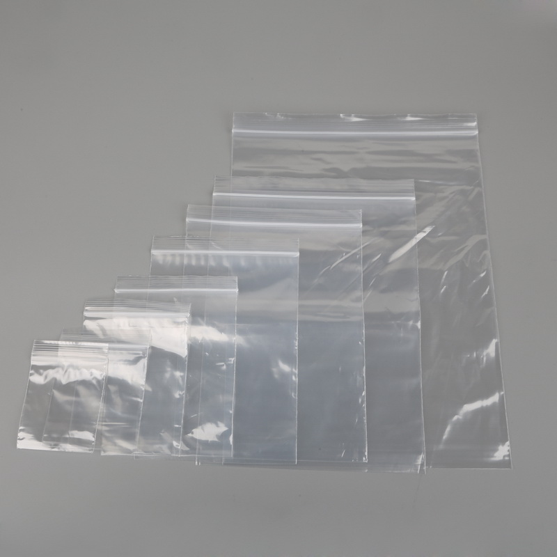 New 5Sizes 100Pcs Zip Lock Bags Transparent Poly Bag Reclosable Plastic Small Baggies Gift Bags Jewelry Packaging Bags Wholesale