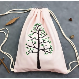 wholesale varies color cotton drawstring bag