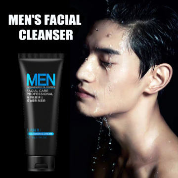 LAIKOU 100g Men deep cleansing oil Control face scrub Skin Care Cleanser Blackhead acne whitening face wash exfoliating cleanser