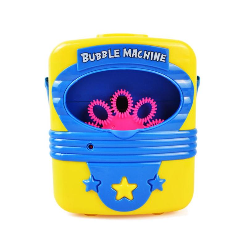 Automatic Bubbles Blower Maker Bubble Fluid Summer Outdoor Toy Kids Hand-held Electric Handy Bubble Machine Toys Soap Blow