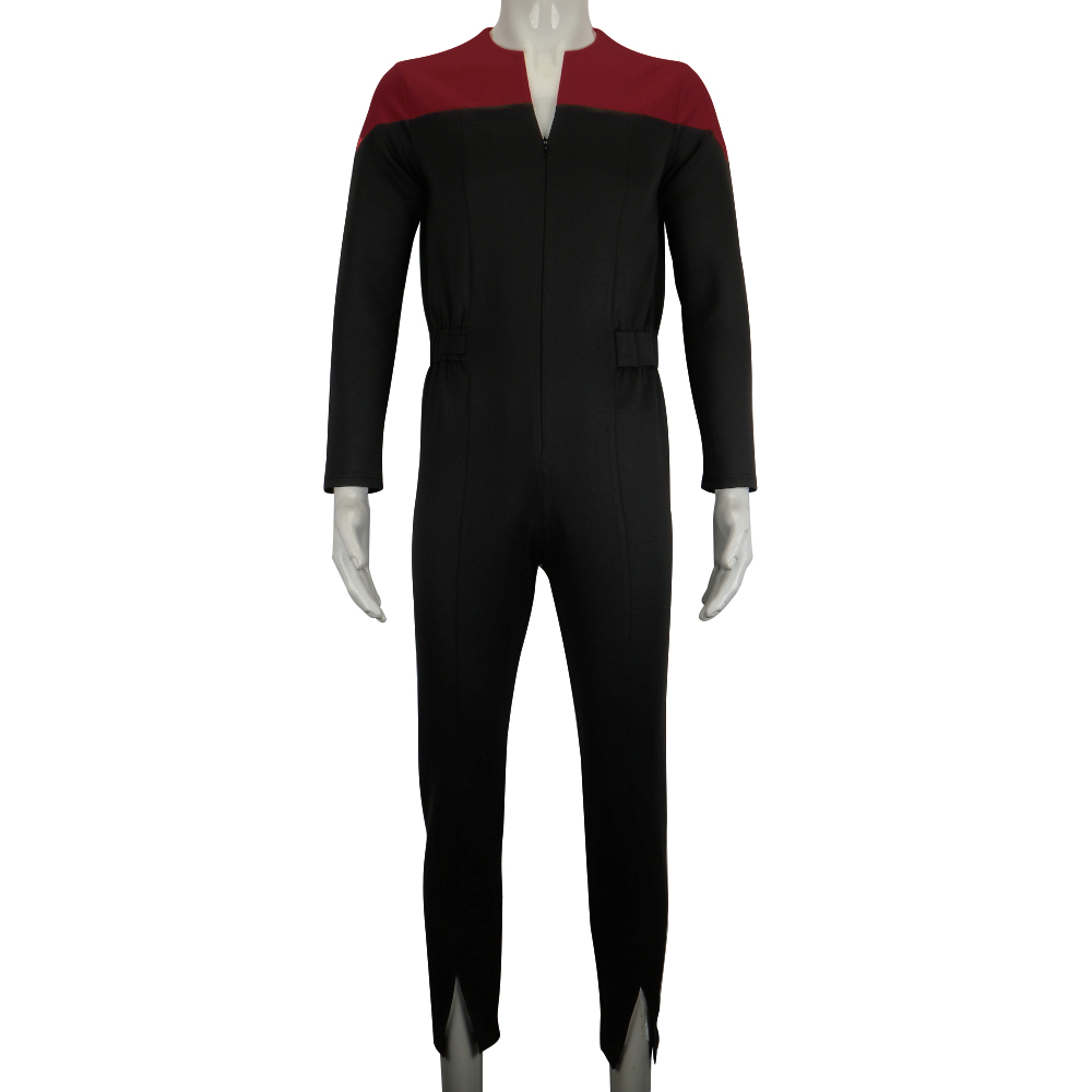 Star Deep Space Nine Trek Commander Sisko Duty Uniform Jumpsuit Cosplay Costumes Halloween Party Prop