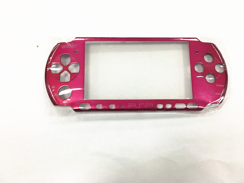 Transparant Clear Front Faceplate Case Cover For PSP 1000 Fat 2000 3000 Slim cover