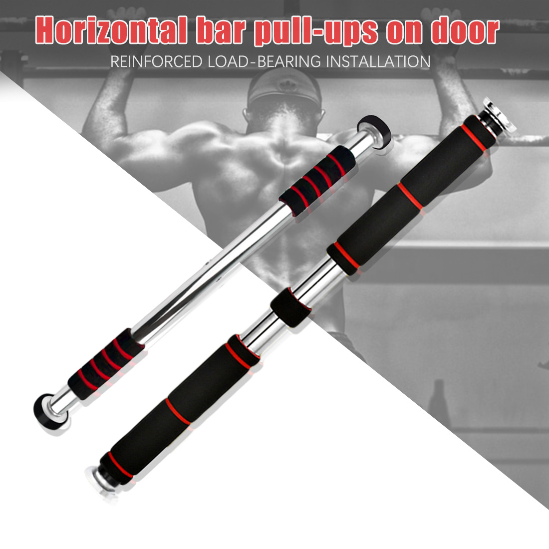 Adjustable Door Horizontal Bars Home Gym Exercise Workout Chin Pull Up Bar Sport Fitness Sit-Ups Fitness Equipment