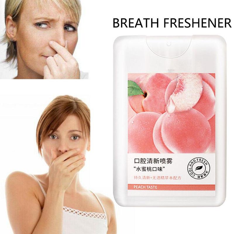 20ML Breath Air Freshener New Arrival Mouth Spray Oral Fresh Remove Breath Smoke Breath Fresh Bad Breath Herbal Spray Q6J6