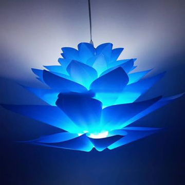 DIY Lotus Flower Lamp Shade Lotus Chandelier Lampshade Light Cover Pendent Romantic Ceiling Room Decoration Hotel Bar Decor