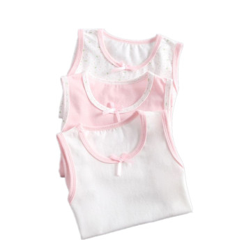 VIDMID girl sleeveless tanks vests kids cotton lace clothes tanks vests baby girls tops clothing for 3-10 years children 4095 02