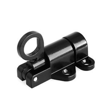 Safe Black Bounce Window Aluminum Spring Security Door Bolts Latch Lock Gate