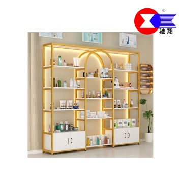 Golden Frame Cosmetic Display Rack