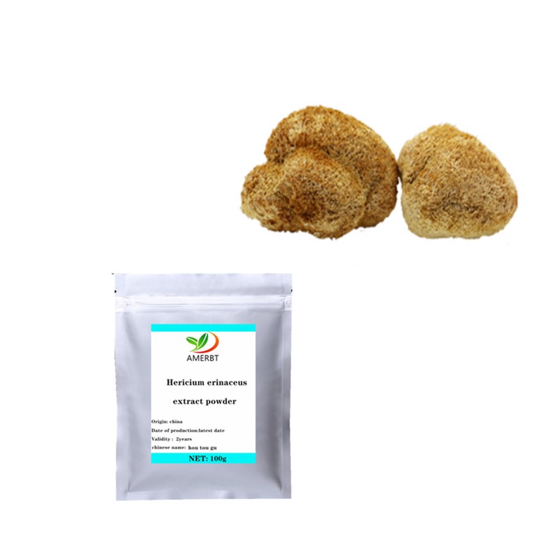 ISO Hot sale Hericium Erinaceus Extract Lions Mane Hericium Erinaceus Mushroom 99% /hoou tou gu/High quality, free shipping