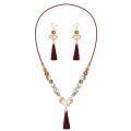 Baroque Pearl Jewelry Set with Tassel