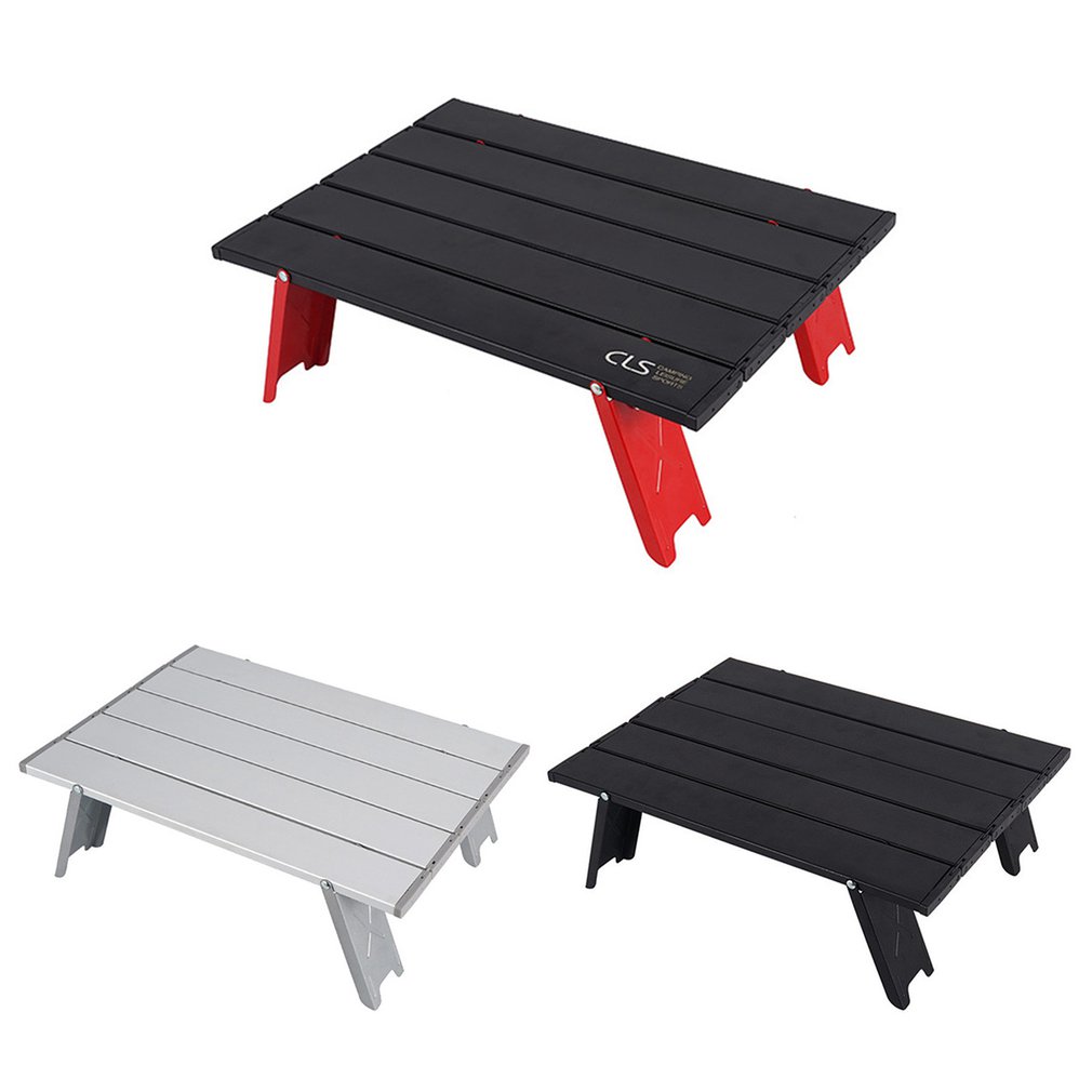 Mini Folding Table Outdoor Barbecue Camping Tent Household Bed Collapsible Computer Desk Aluminum Folding Table