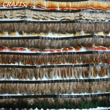 1 meter natural pheasant feathers trim edge belt,DIY decorative clothing, hats, headdress, handicrafts and other art accessories