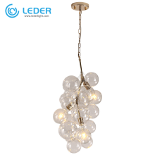 LEDER Contemporary Crystal Ceiling Light