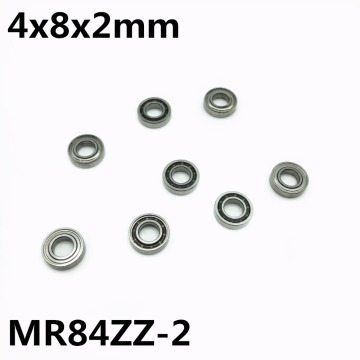 50Pcs MR84ZZ-2 4x8x2 mm Deep groove ball bearing Miniature bearing High qualit