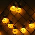 Halloween Pumpkin Lights Lanterns 10/20/40 LED 3D Pumpkin String lights for All Saints' Day Halloween Party Decoration light