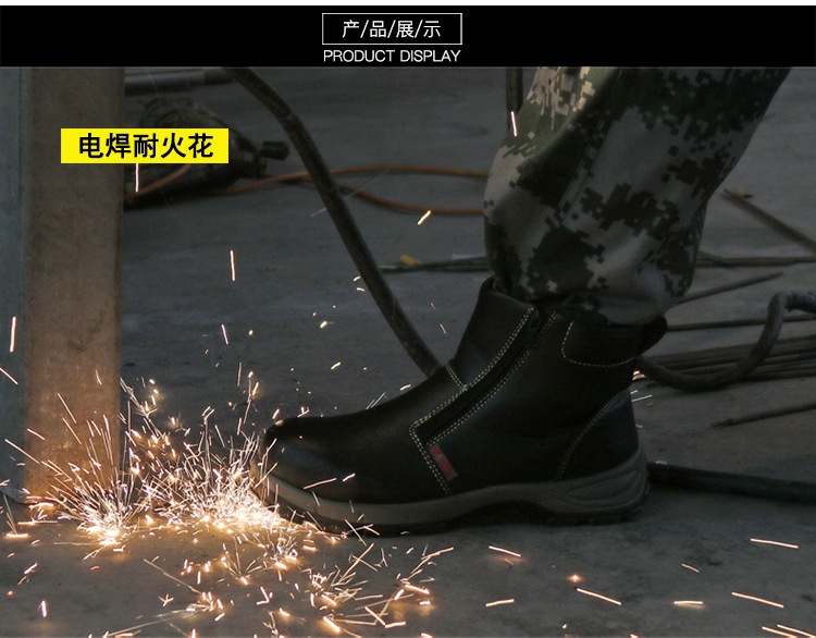 High Waterproof Non-slip Steel Toe Warm Work Safety Shoes Men Outdoor Indestructible Smash-proof Puncture-proof Tactical Boots