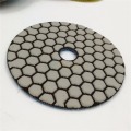 SHDIATOOL 7pcs 4"/100mm Diamond Dry Polishing Pad Grit#3000 Sanding Disk Flexible Granite Marble Ceramic Artificial Stone Polish