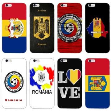 i love Romania flag banner pattern Accessories phone case For iPhone 11 Pro XS Max XR X 8 7 6 6S Plus 5 5S SE 4s 4 iPod Touch