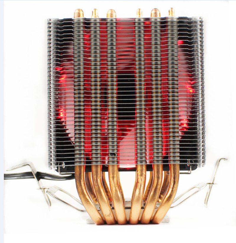 LANSHUO AMD Intel CPU Processor Cooling Cooler Radiator heat sink LED Fan Processor Cooling Fans 775 1155 1150 1366 AM4 AM3 FM2