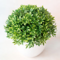 1pc Artificial Plants Green Bonsai Small Tree Pot Plants Fake Flower Potted Ornaments for Home Decoration Craft Plant Decorative