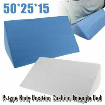 NEW Acid soft memory foam pillow wedge-shaped legs height lumbar support back cushion massager for home office pain relief