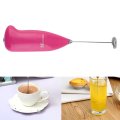 Coffee Milk Frother Wand Handheld Electric Foam Maker for Coffee Milk Durable Drink Mixer With Stainless Steel Whisk