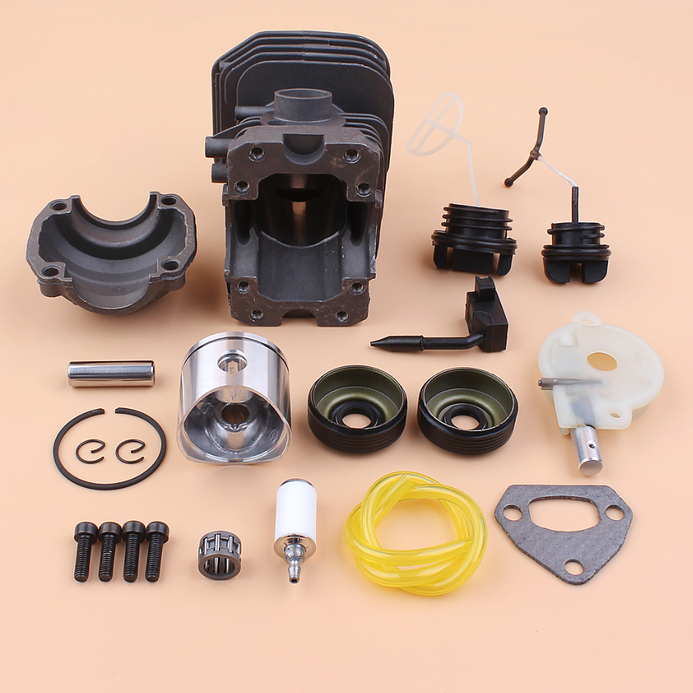 40MM Cylinder Piston Pan Oil Pump Oil Seal Cap Kit Fit Husqvarna 142 137 Gas Chainsaws Engine Motor Parts