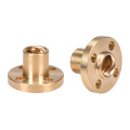3D printer parts free shipping Copper Trapezoidal Screw Nut for T8 Screw T8 nuts stepper motor, rail screw