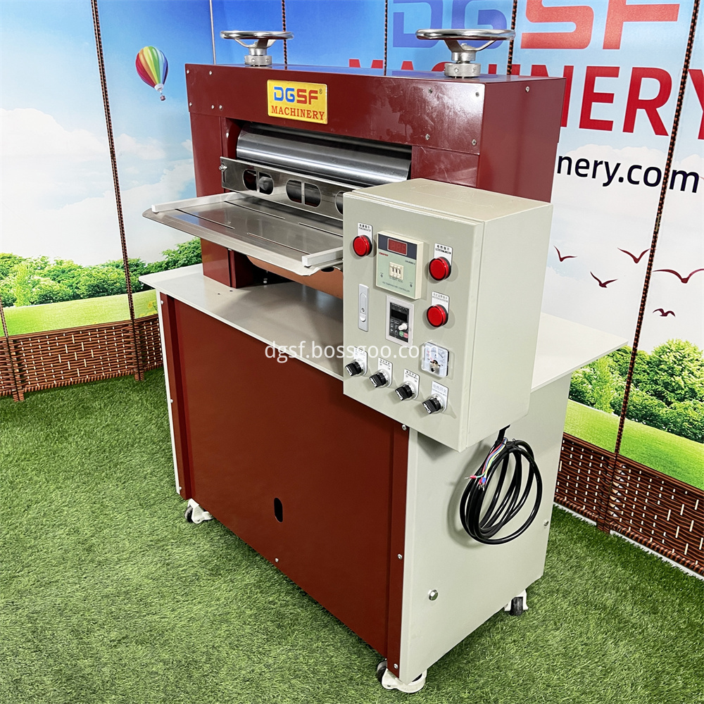 Hydraulic Roller Leather Belt Pressing And Brighting Machine 3 Jpg