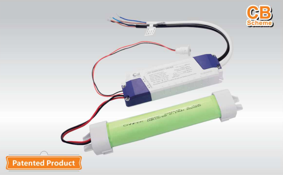 Battery power supply for LED lighting