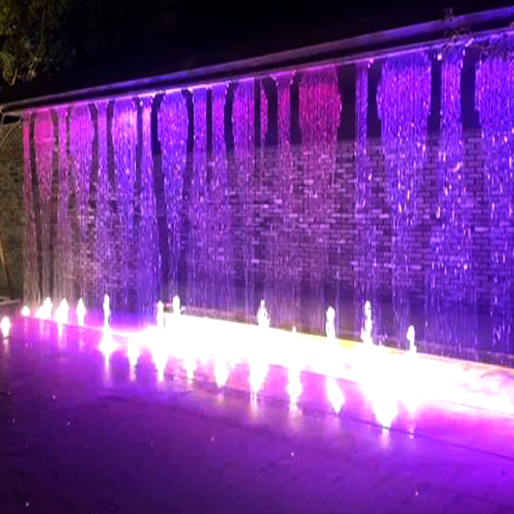 rain curtain water feature