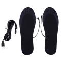 1Pair Cuttable Powered Electric Heated Shoe Insoles Foot Warmer Winter USB Charger Heating Insole For For Outdoor Skiing Hiking