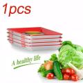 Fresh Tray Environmental Protection Pollution Food Baking Tray Cooking Supplies Kitchen Vacuum Preservation F7C9