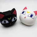 New Arrival Cute Cat Contact Lens Case With Mirror Contact Lenses Box For Man And Women Portable Holder