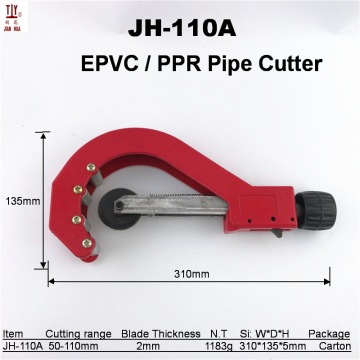 1 Pcs Plumber Tools DN 50-110mm PVC Pipe Cutters Trunking Dual-purpose Scissors, Also For PPR Pipe, Composite Pipes