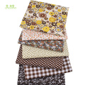 New Floral Series,Cotton Plain Thin Fabric,Patchwork Clothes For DIY Quilting & Sewing,Fat Quarters Material,50x50cm